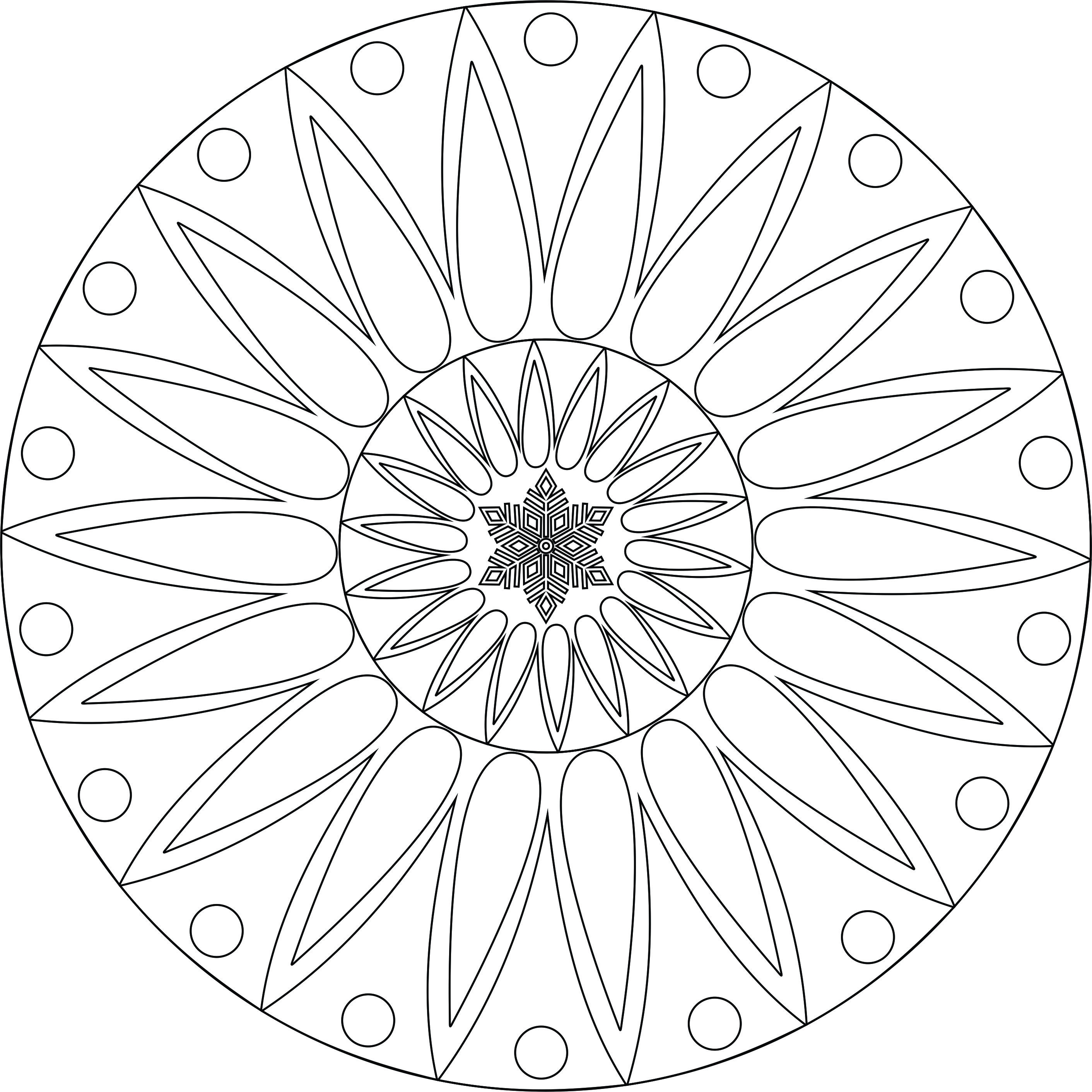 Desenhos para colorir de Mandalas para imprimir e colorir - Mandalas -  Coloring Pages for Adults