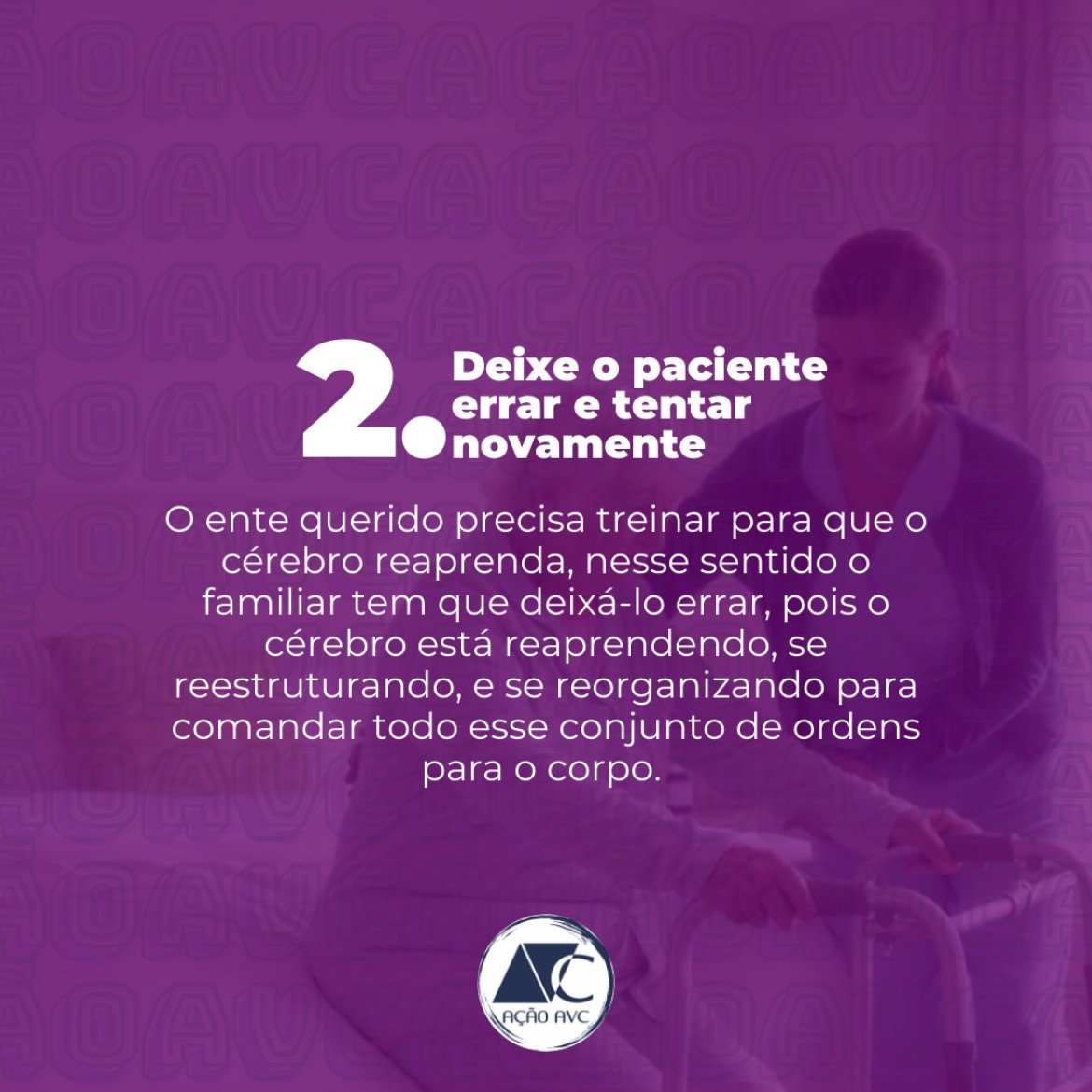 Dica 2 - Deixe o paciente errar e tentar novamente DICA 2 - Se errar, tente novamente