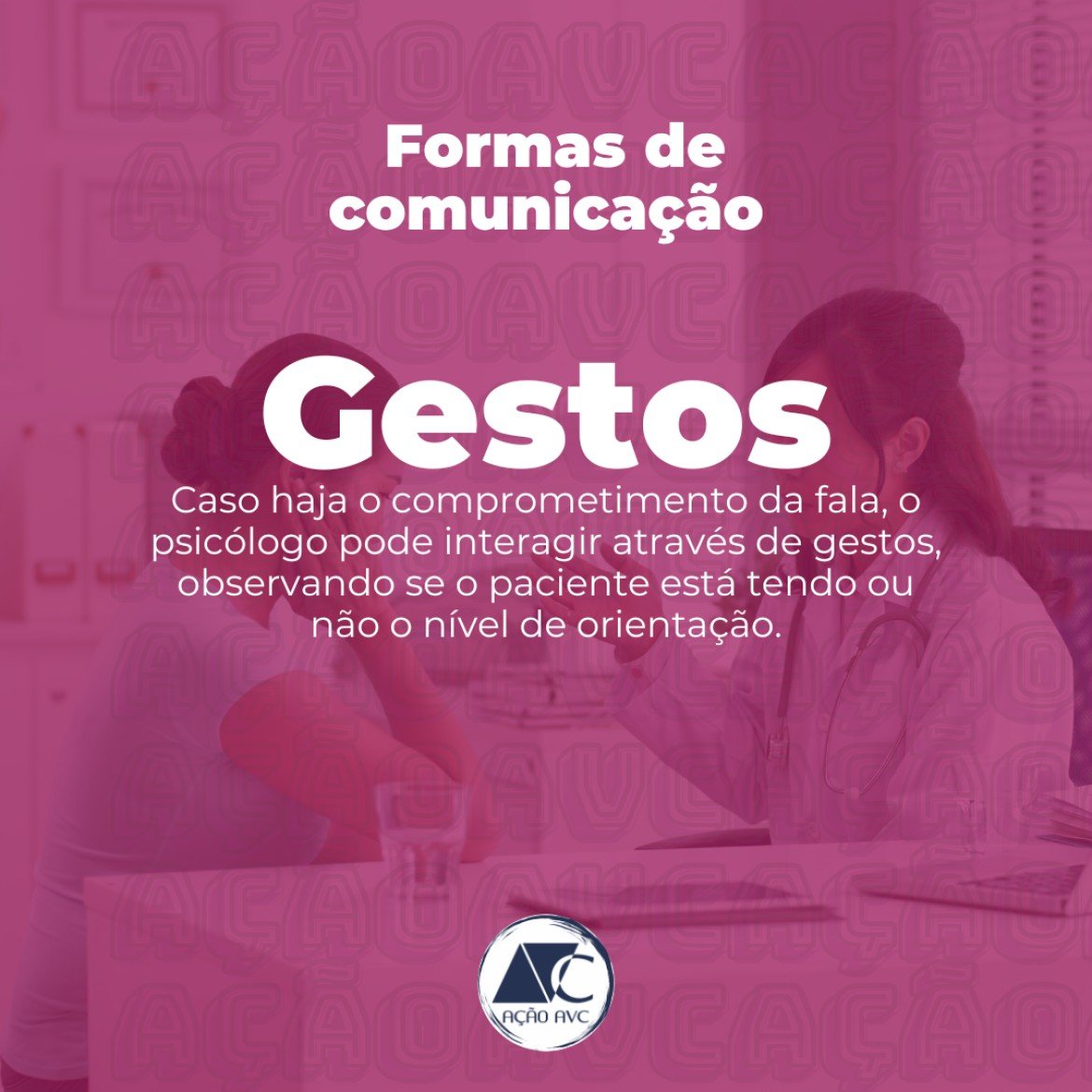 Formas de comunicação (Gestos) - Ação AVC Gestos na Comunicação pós AVC