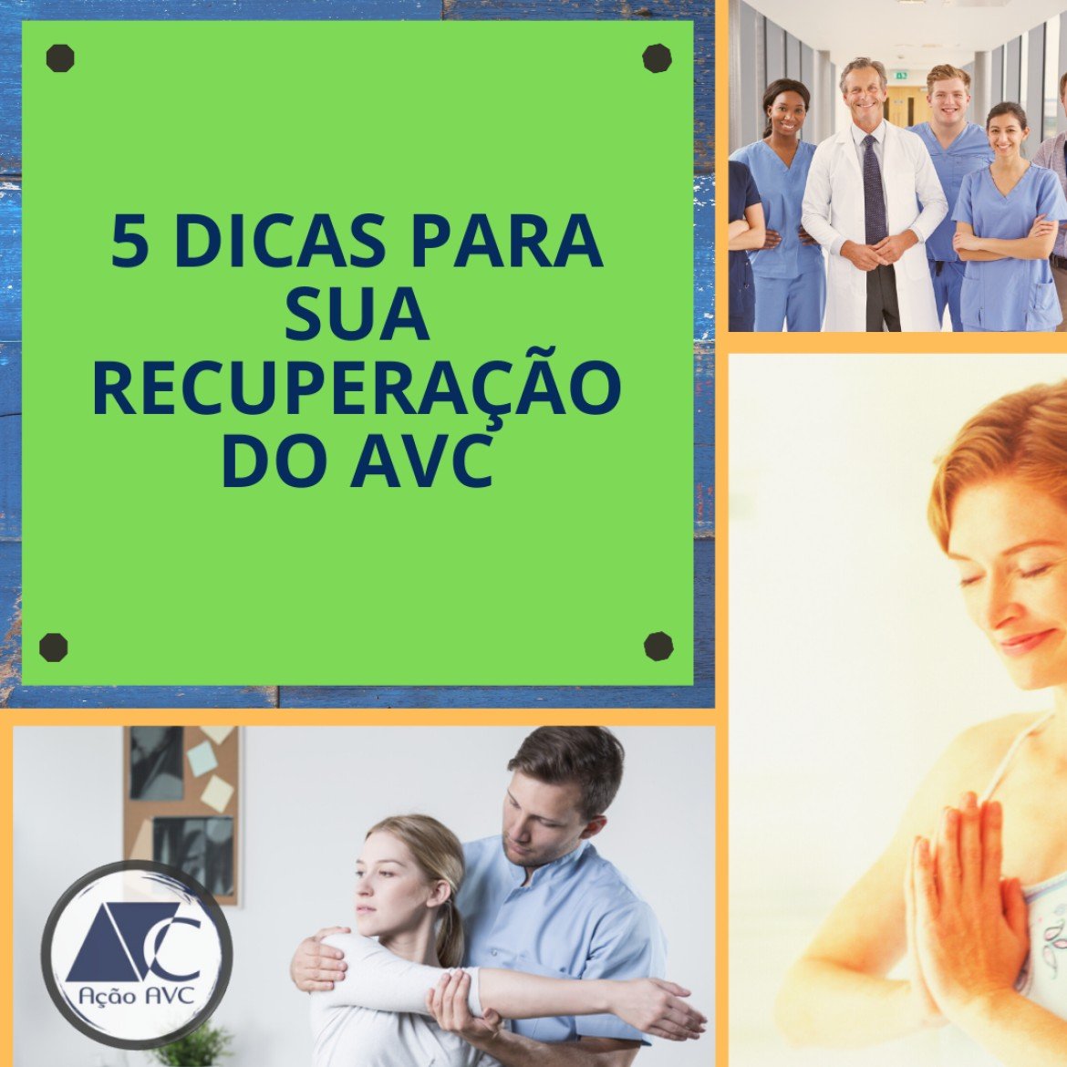 Recuperação e tratamento do AVC (Acidente Vascular Cerebral) 5 Passos para sua recuperação após o AVC