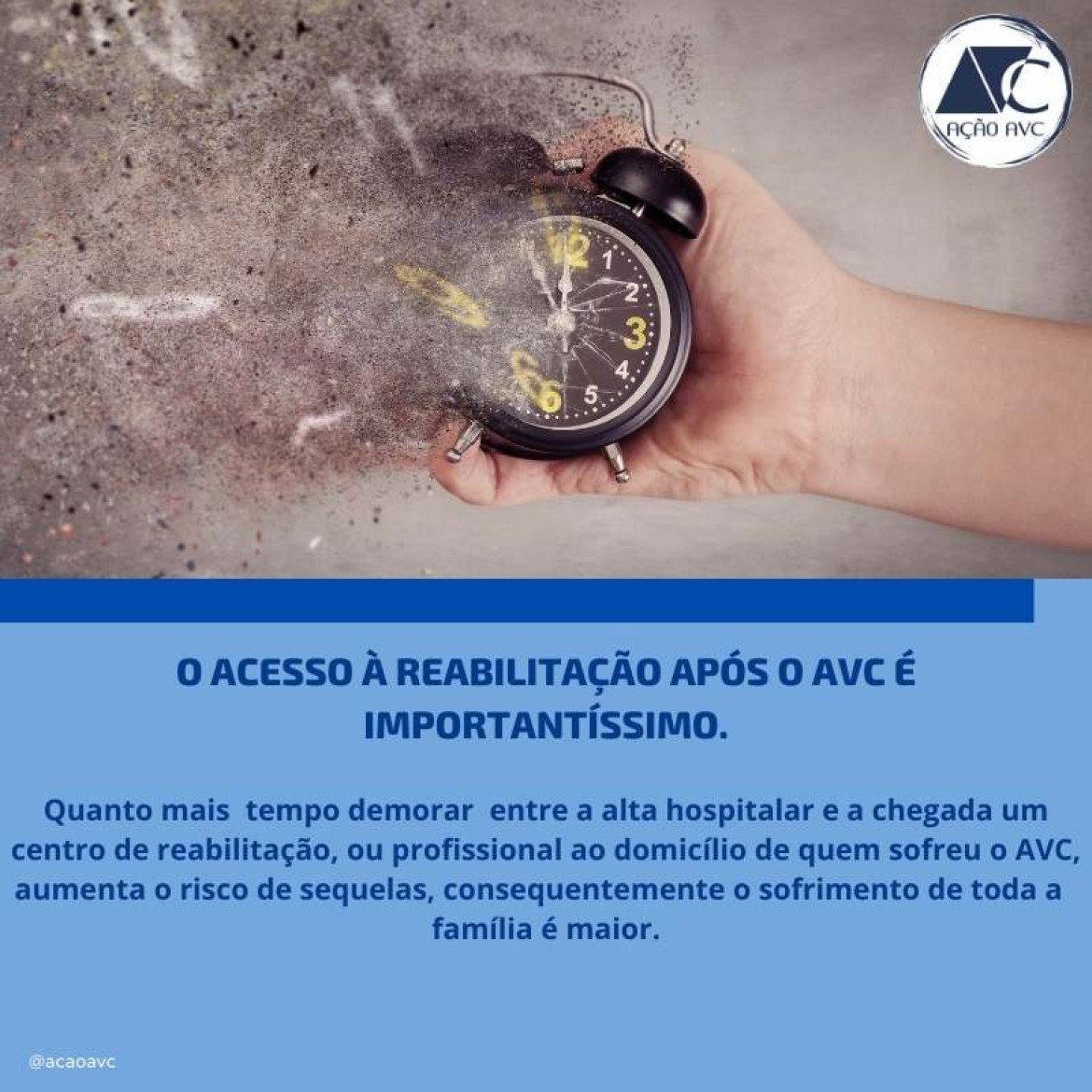 O rápido acesso à reabilitação pós AVC é importante