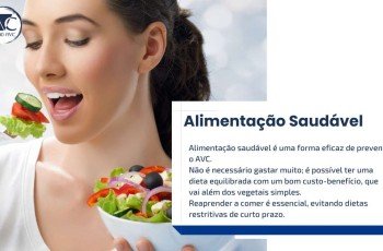 AVC E ALIMENTAÇÃO SAUDÁVEL