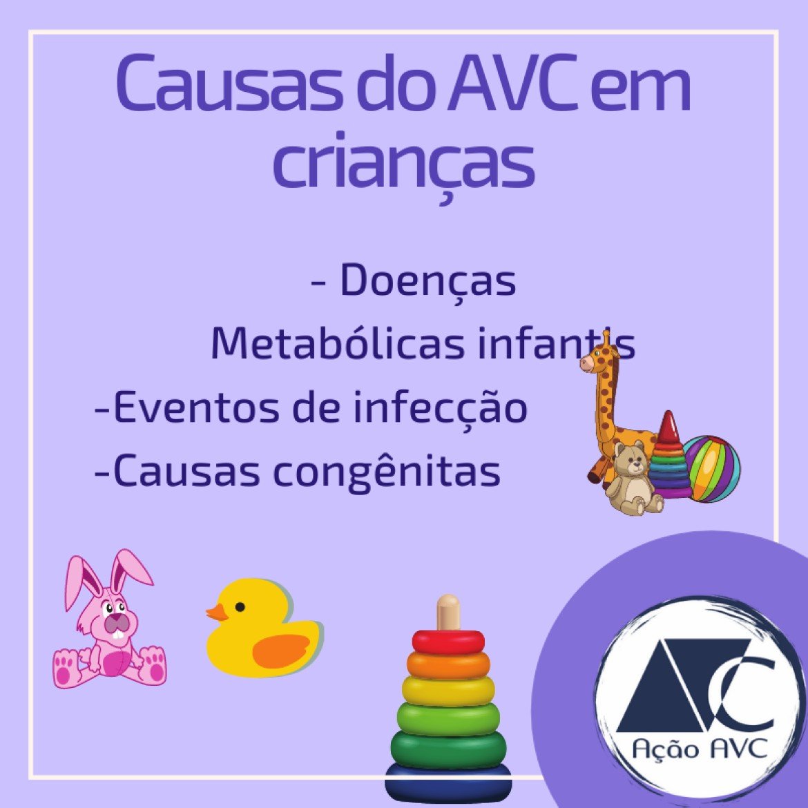 Causas do AVC infantil