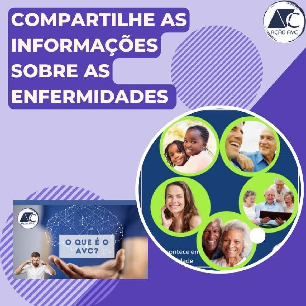 Dicas para familiar do AVC - compartilhe informações Compartilhar informações
