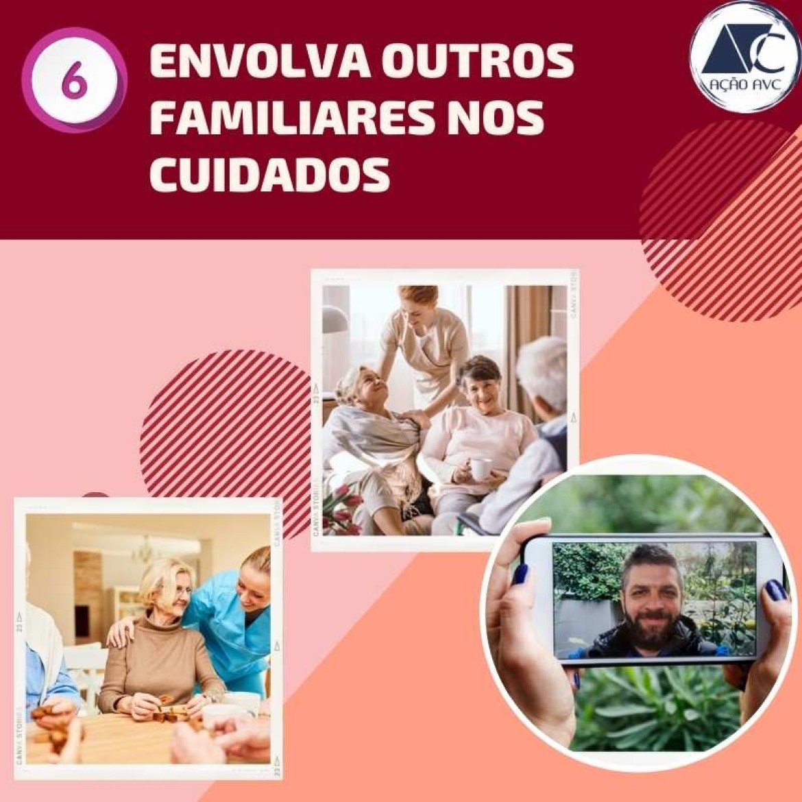Dica para o familiar cuidador de AVC Envolva alguém nos cuidados