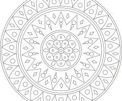 Mandalas - Colorir - Haja Paciência