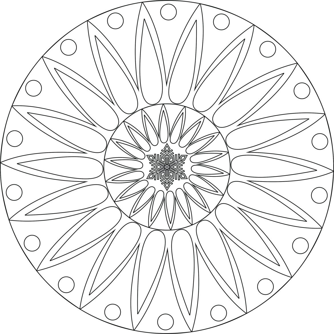 Mandala inverno