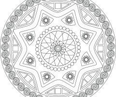 Mandalas - Colorir - Haja Paciência