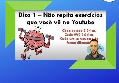 O que não fazer após o AVC Não repita exercícios da internet sem orientação