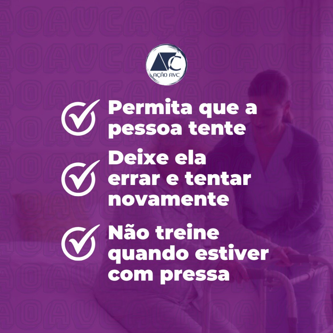 Dicas de como cuidar o paciente pós AVC para manter sua autonomia Dicas de manter a autonomia pós AVC