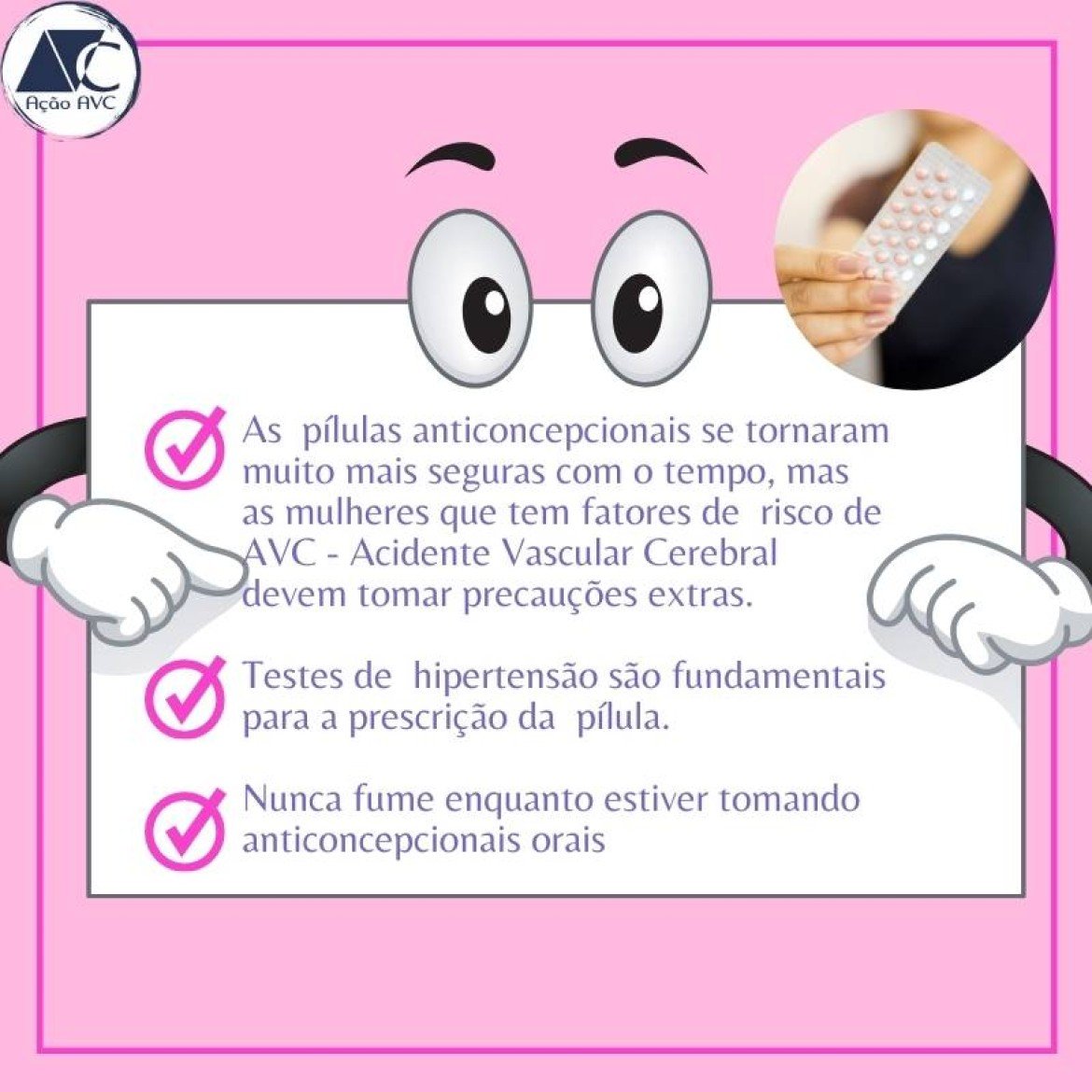 AVC e os anticoncepcionais AVC e os anticoncepcionais