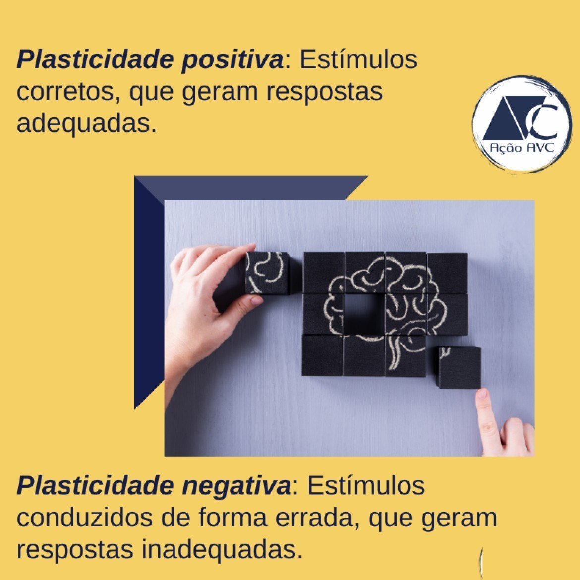 Neuroplasticidade após o AVC Plasticidade positiva e negativa
