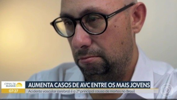 Ação AVC é destaque em reportagem da TV Globo sobre aumento de casos entre jovens