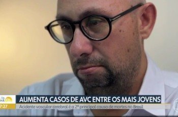 Ação AVC é destaque em reportagem da Rede Globo sobre aumento de casos de AVC entre jovens